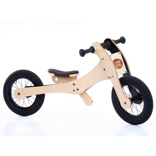 Loopfiets 2-in-1 (hout) brown 