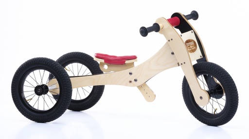 Vélo d'équilibre 2 en 1 (bois) red 