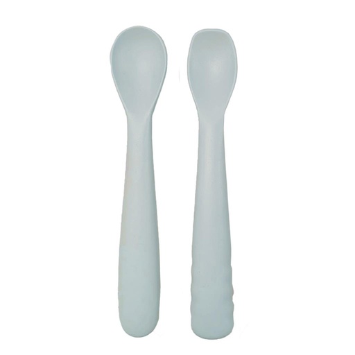 *Lepels (2 stuks) b-spoon shape grey