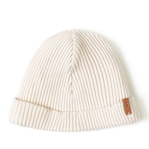 Hat rib beanie cream