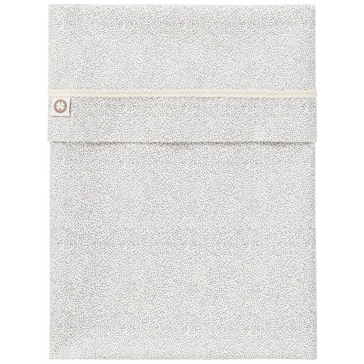 Crib sheet tiny dot jet stream 80X100