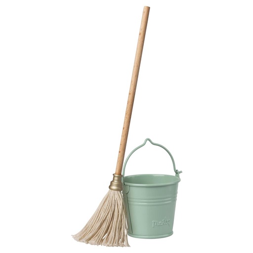 Mini-serpillière et seau muntgroen 