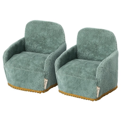 Mini-fauteuils (2 pièces) vert