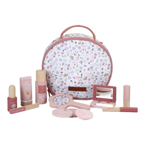 Trousse de maquillage rose vif