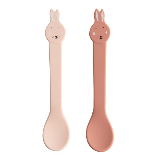 Cuillères en silicone (paquet de 2) mrs. rabbit 