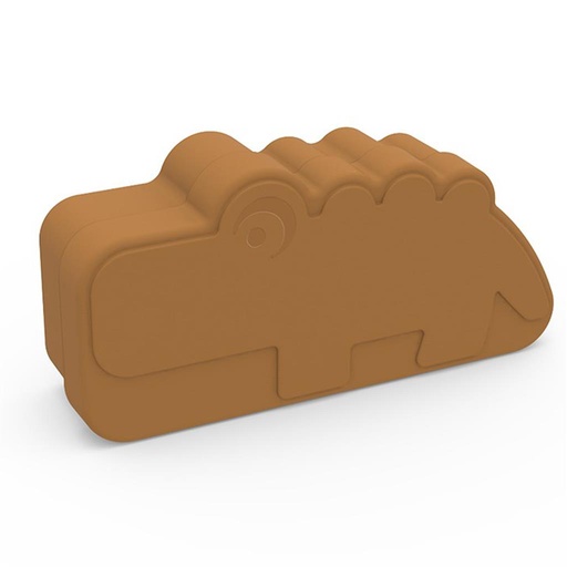 Lunchbox Croco mustard 