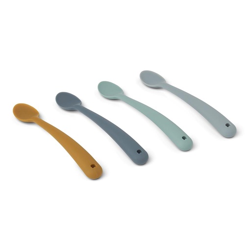 Lepels (4-pack) Siv blue multi mix 