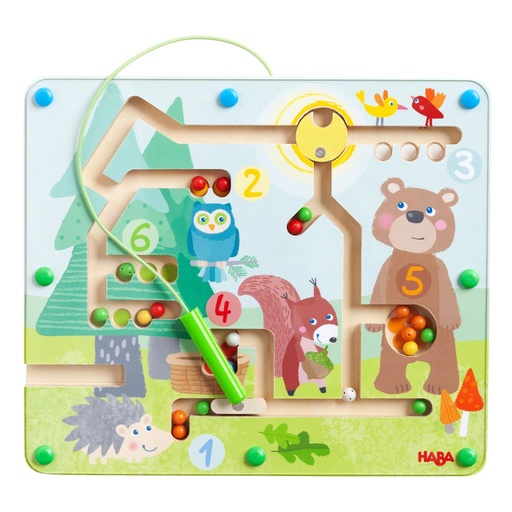 Magnetic game of forest friends