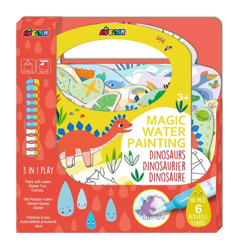 Magisch waterschilderen boek dinossaurussen  