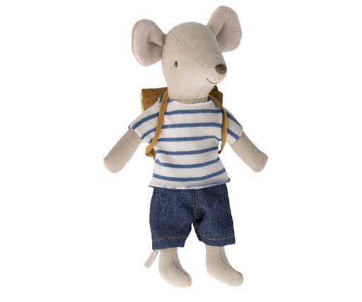 Souris grand frère avec sac  
