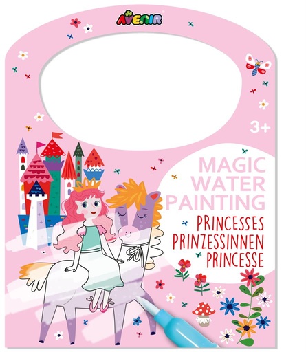 Magisch waterschilderen boek prinses  