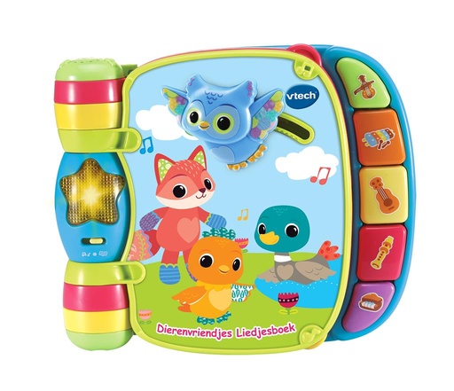 Carnet de chants amis des animaux bleu  