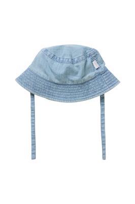 Chapeau Bethany denim bleu clair