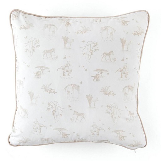 Coussin safari (imprimé camel)