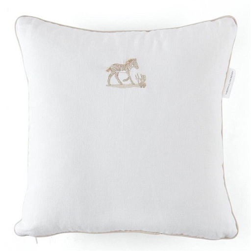 Coussin safari (blanc)
