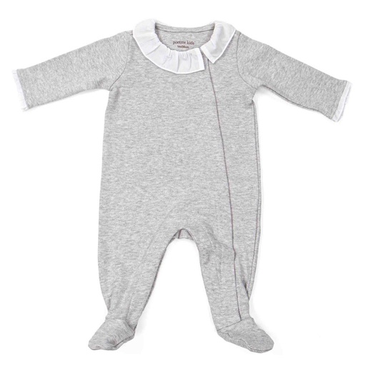Crawler suit Chevron grey 