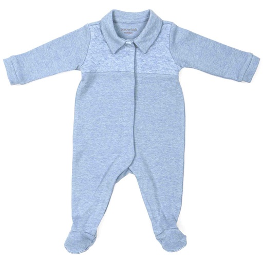 Crawler suit Chevron denim blue 