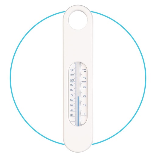Thermomètre de bain (uni) wit 