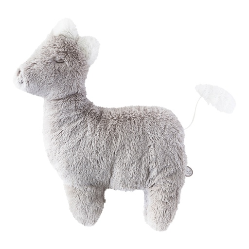 Musical soft toy alpaca Lulu greige 