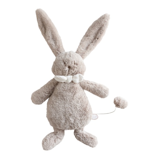 Musical toy rabbit Ella grijsbeige 