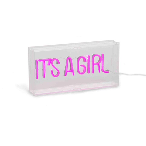 *Neon lamp it's a girl