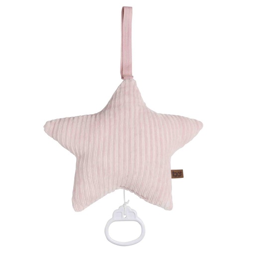 Muziekdoos (ster) sense oud roze 