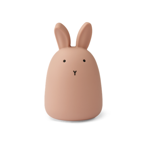 Nightlight Winston rabbit - dark rose 