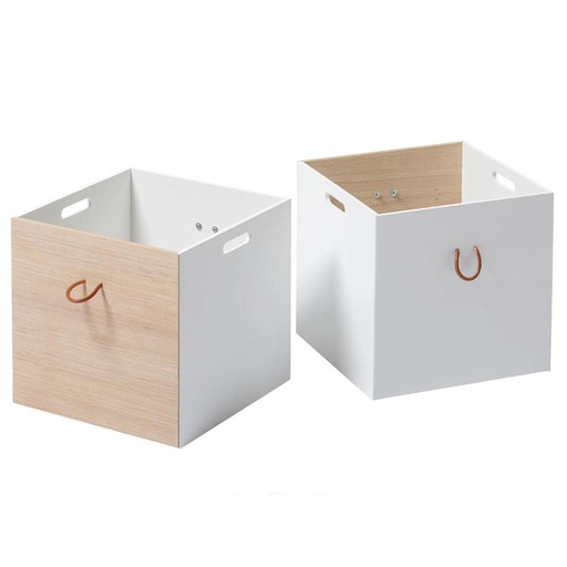 Opbergvakken (2 stuks) white-oak 