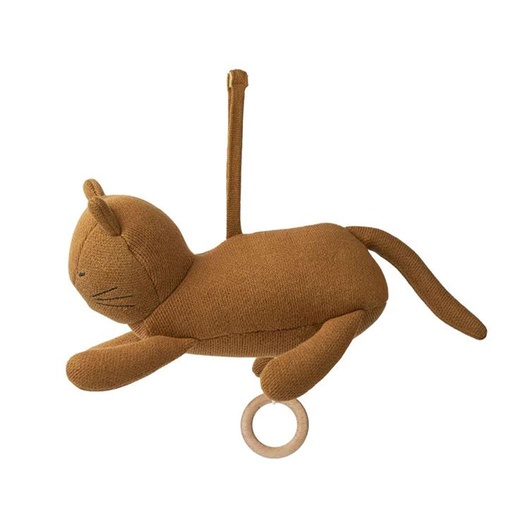 Muziekknuffel kat Angela cat - golden caramel mix 