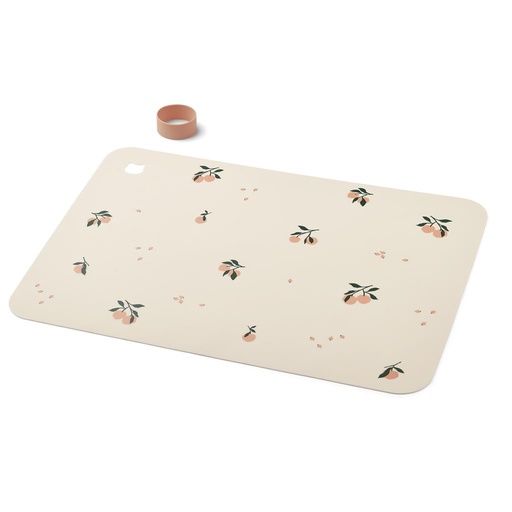 Placemat Jude peach - sea shell mix