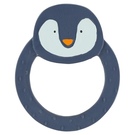 Natural rubber round teething ring toys 