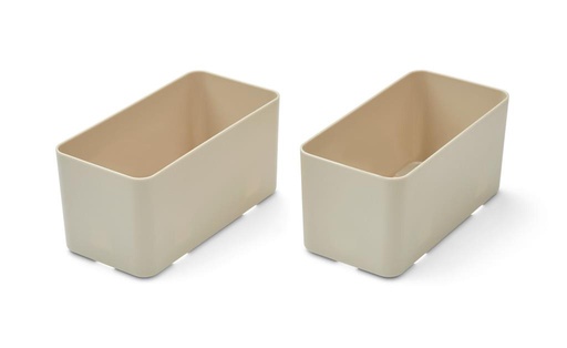 Opbergdoos Jamal L 2-pack sandy 