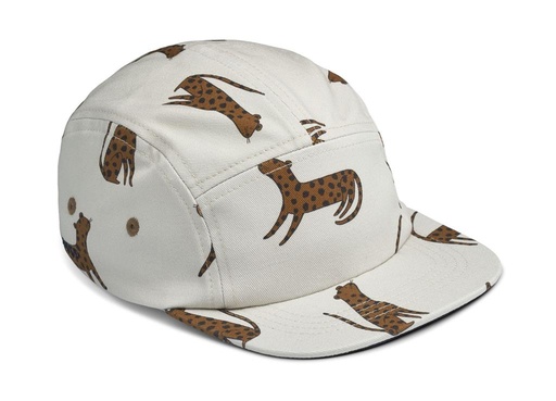 Cap printed Rory leopard / sandy