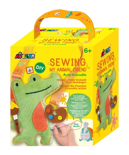 Sewing kit crocodile the painter  