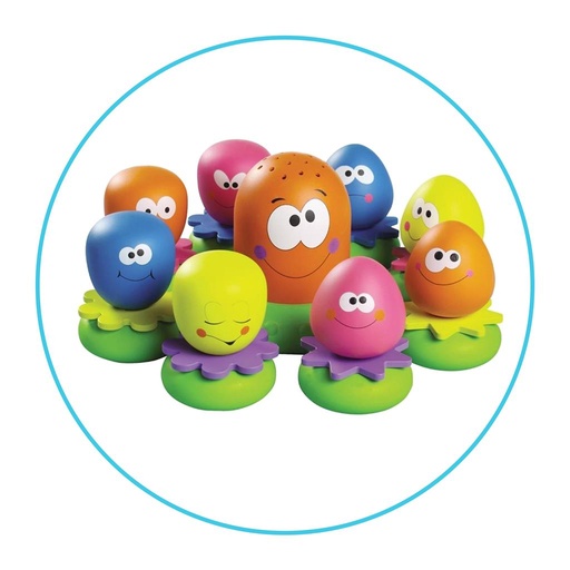 Jouets de bain octopales  