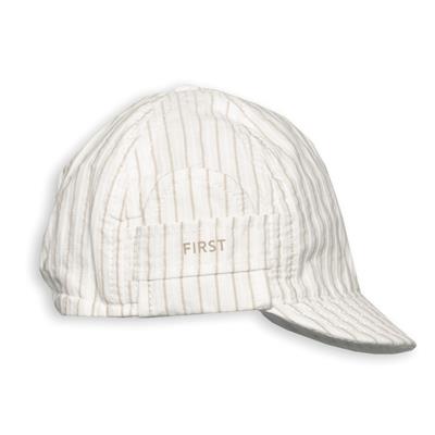 Casquette blanc-beige