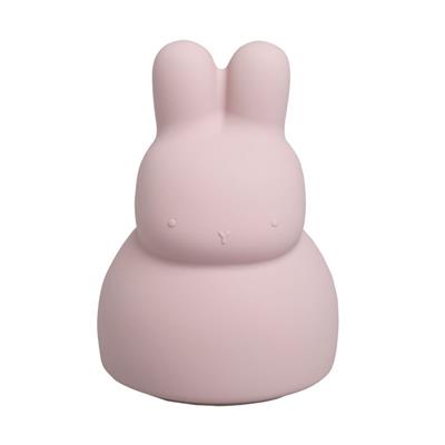 Night light rabbit with music old pink