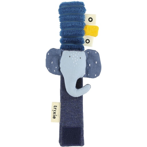 Wrist rattle mrs. elephant