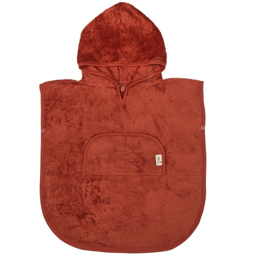 Poncho V-neck (2-4y) rosewood