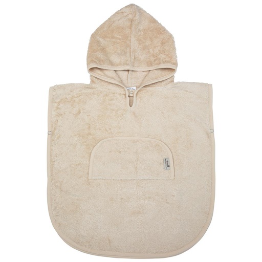 Poncho V-neck (2-4y) frosted almond