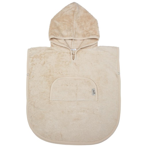 Poncho col V (2-4y) frosted almond 