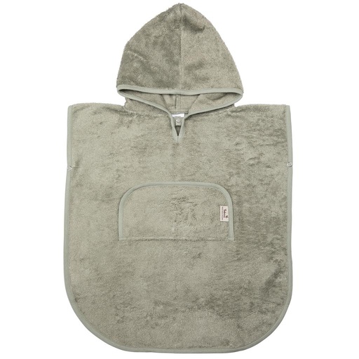 Poncho col V (2-4y) whisper green 