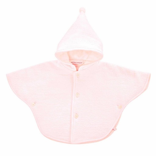 Poncho bear roze 