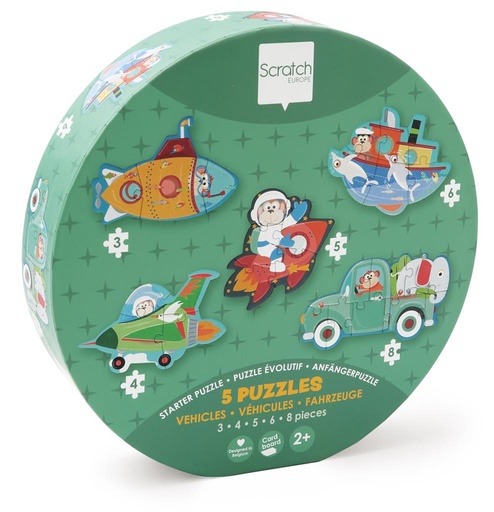 Puzzel beginners voertuigen  