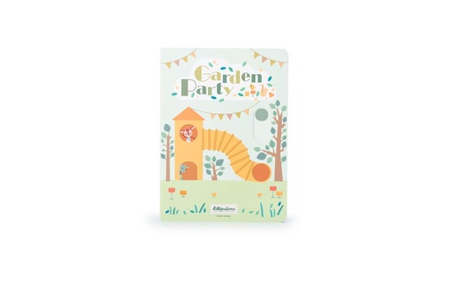 Pop-up boek tuinfeest - de tegenstellingen Lillipu  