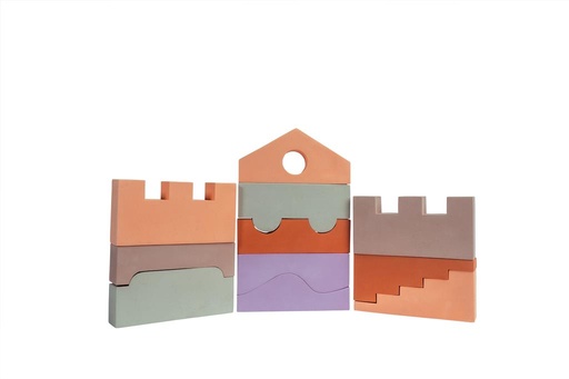 Puzzle blocks (11 pieces) earth 