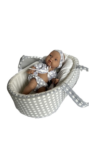 Pop Pillines 26 cm met wiegje  