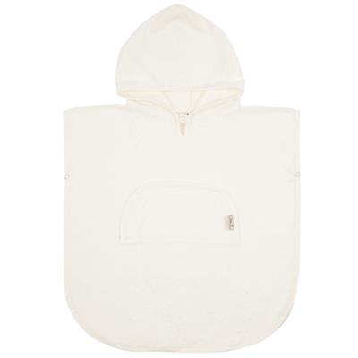Poncho V-neck daisy white 