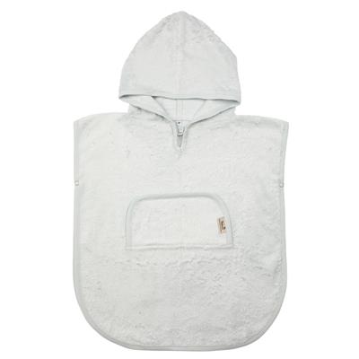 Poncho col V riviera blue 