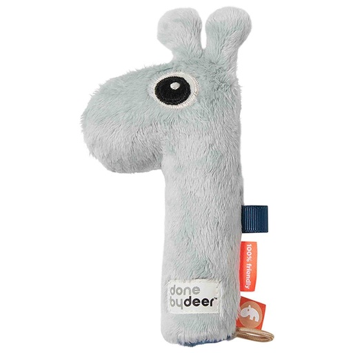 Rattle squeaker Raffi blue